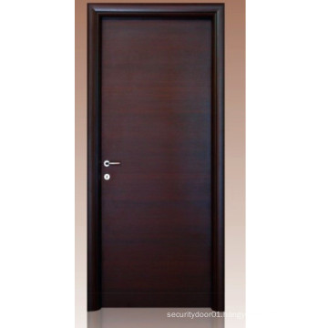 Black Walnut Flush Design Wooden Door